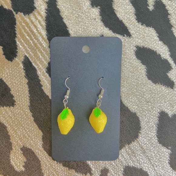 Lemon Earrings - Picture 2 of 2